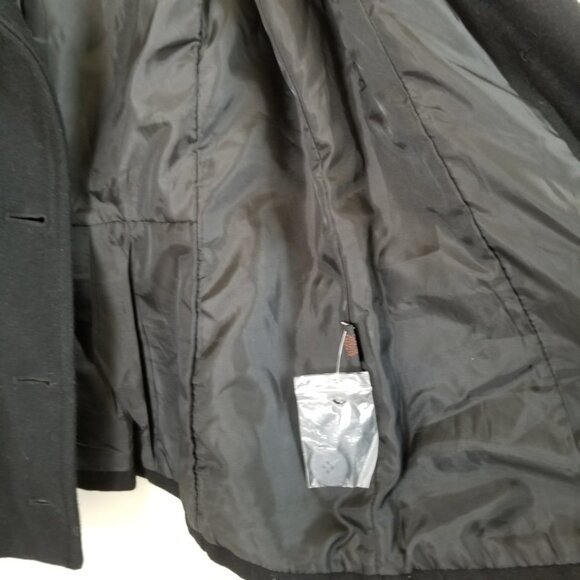 Guide Gear Wool Blend Peacoat Coat Size Medium Black - Picture 5 of 6